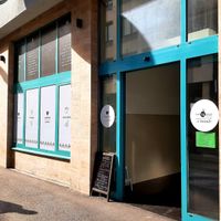 Store front at Mandlove Srdco in Bratislava