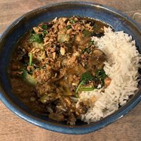 Mushroom stroganoff  at Fellpack in Keswick