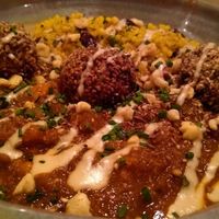 Tagine with falafels at Fellpack in Keswick