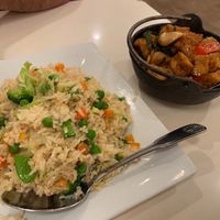 Fried Rice and Mushroom Tofu at Loving Hut - Barber Lane - Maybe closed in Milpitas