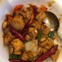 Kung Pao Tofu at Loving Hut - Barber Lane - Maybe closed in Milpitas