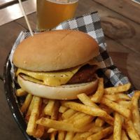 Cheese burger at MURDEReats in Leichhardt