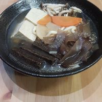 Udon ramen with my selection (coat 115 NT) at Shū Niàn - Vegine  in Taitung