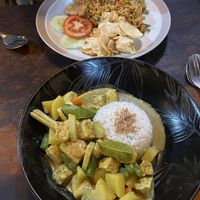 The best Curry and Mie Goreng   at Clasico in Lembongan