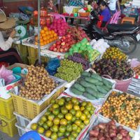 Beautiful Khmer fruit with no chemicals. at Bar Ang in Battambang