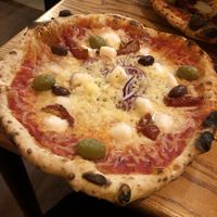 Greek salad vegan special   at The Wood Oven in Newcastle Upon Tyne