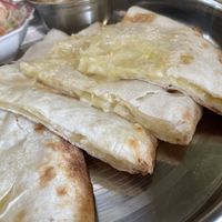 Cheese Naan  at Mahatma in Tokyo