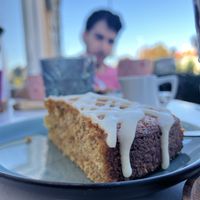 Carrot cake  at Omas Backstube in Vienna