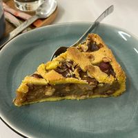 Birnenkuchen  at Omas Backstube in Vienna