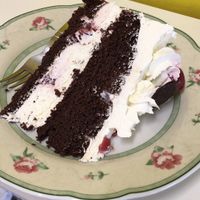 Chocolate cherry  at Omas Backstube in Vienna