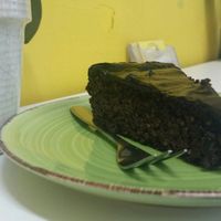 Sugar-free chocolate cake at Omas Backstube in Vienna