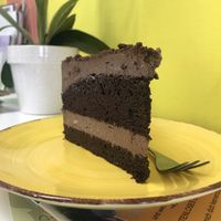 Chocolate Cake at Omas Backstube in Vienna