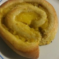 Vanilla bun at Omas Backstube in Vienna