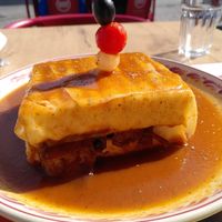 Vegan francesinha at Santa Francesinha in Porto