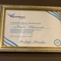 Aliança Animal Certificate at Santa Francesinha in Porto