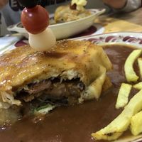 Vegan francesinha  at Santa Francesinha in Porto