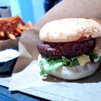 Burger - belgian deal at The Potato Bar  in Bruges