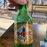 Spicy ginger drink at Nafplio Falafel in Nafplion
