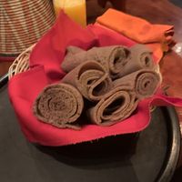 Ethiopian bread. Great for soaking up curry  at Lucy in Cape Town