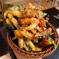 Tempura veg at Madre Tierra in Toledo