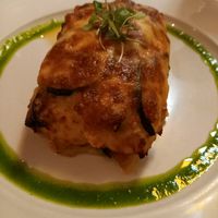 Moussaka at Madre Tierra in Toledo