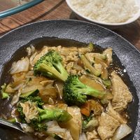 Tofu and vegetables  at Asian Peking in Bled
