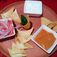 Free appetizer at Kormasutra in Cusco