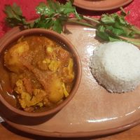 Very tasty aloo gobi at Kormasutra in Cusco