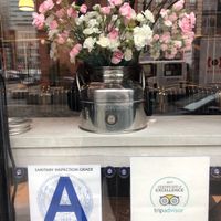 Fresh flowers))) at Acqua in New York City