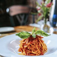 Gluten free pasta!!! at Acqua in New York City