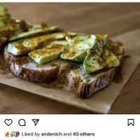 Simple Toast- Avocado, Hemp Hearts, Hot Sauce VEGAN  at Fla Juice & Bowl in Jacksonville Beach