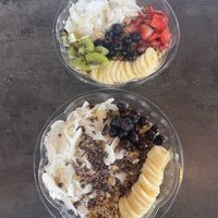 Regular sized açaí bowls    at Fla Juice & Bowl in Jacksonville Beach
