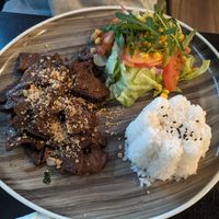 No beef BBQ at Loving Hut - Maria Kuhn Gasse in Vienna