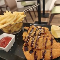 Vegan Schnitzel at Loving Hut - Maria Kuhn Gasse in Vienna