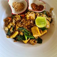 Nice presentation but egg in the whole meal at Patty's Secret Garden in Koh Lanta