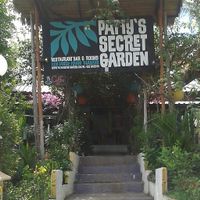 Restaurant’s entrance at Patty's Secret Garden in Koh Lanta