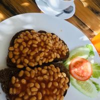 Breakfast (coffee and juice included in price) at Patty's Secret Garden in Koh Lanta