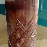 Vegan iced chocolate at Il Melograno Gelateria in Fitzroy