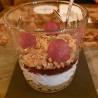 Lekker vegan dessert at De Klinker in Hoorn