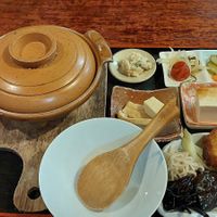 Vegan platter - pumpkin croquette was a highlight at Sawa in Osaka