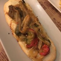 Coca with grilled veggies at Tasca 42 in Moraira