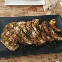 Berenjena con salsa de mango at Tasca 42 in Moraira