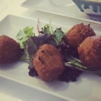 Aubergine balls at Tasca 42 in Moraira
