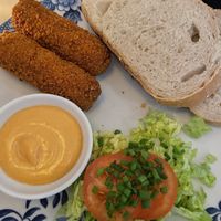 Vegan kroketten  at ECHT in Bergen