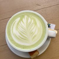 matcha Latte with oat milk   at ECHT in Bergen