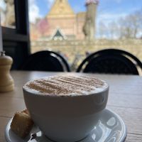homemade chai latte with oat milk   at ECHT in Bergen