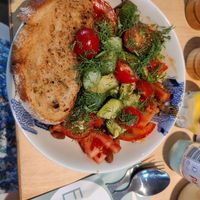 Summer bean salad at ECHT in Bergen