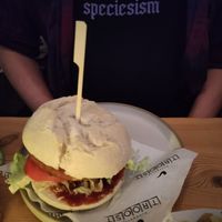 "Chicken" burger at Brouwerij Troost - De Pijp in Amsterdam