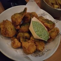 Cauliflower tempura at Brouwerij Troost - De Pijp in Amsterdam