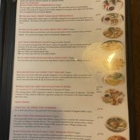 Vegan menu   at Sen Viet in London